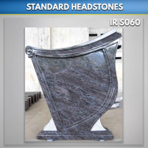 bahama blue Harp Headstone Irish design